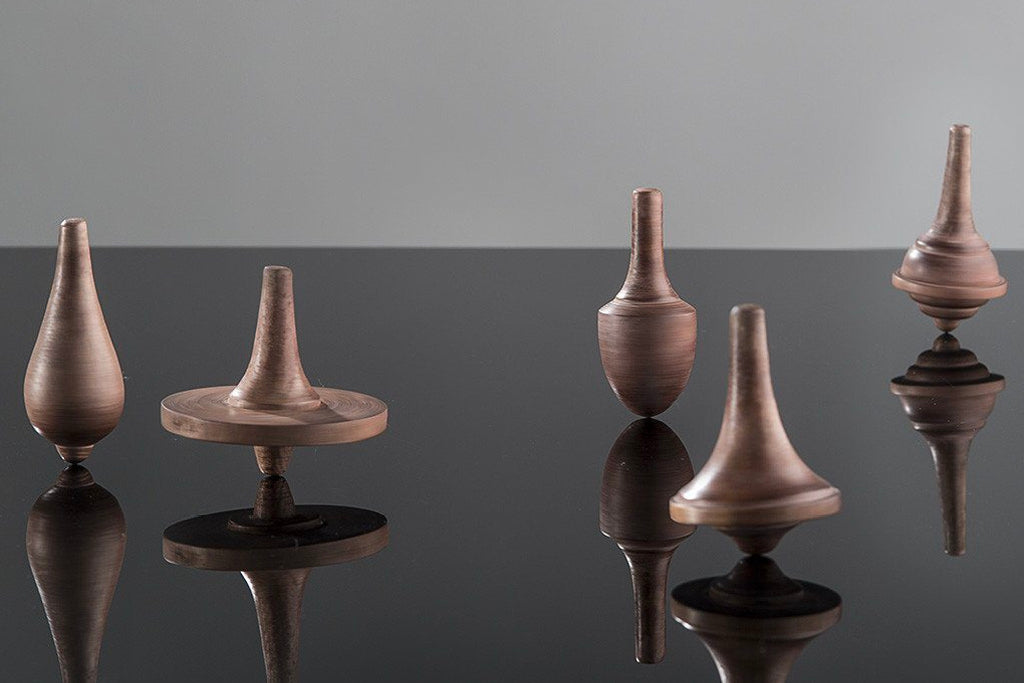 18th Century Wooden Spinning Tops from Samson Historical