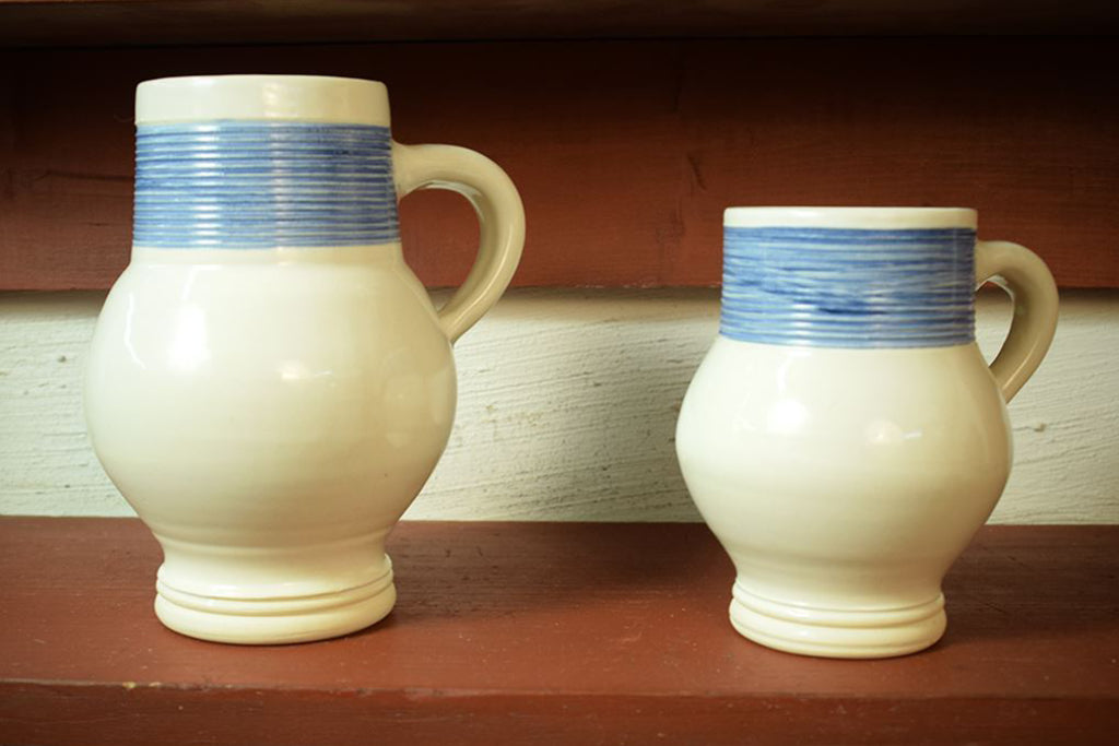 18th Century White Bellied Mugs from Samson Historical