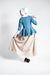 18th Century Women's Jacket by Samson Historical - Blue Linen Provincial