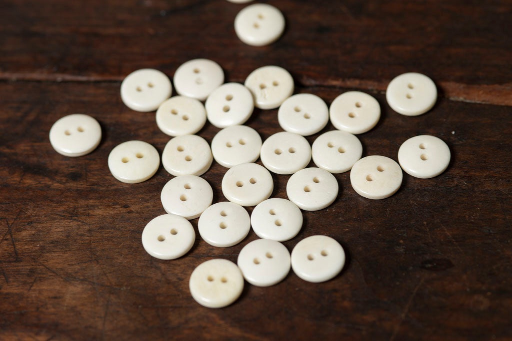 Nineteenth & Early Twentieth Century Wood Buttons for Sewing