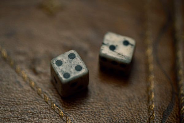 Hand-Hewn Cow Bone Dice | Samson Historical