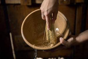 18th Century Broomcorn Pot Scrubber from Samson Historical
