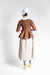 18th Century Women's Jacket from Samson Historical - Brown Linen Provincial