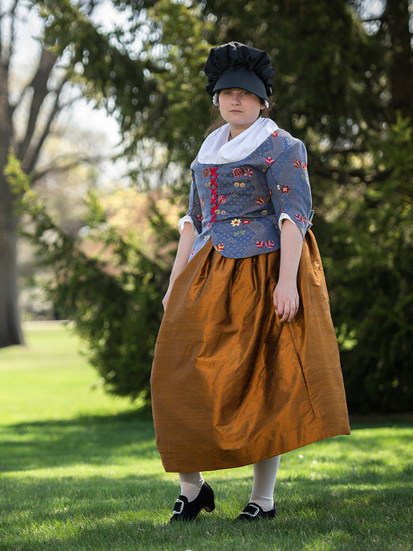 Copper Silk Petticoat - Samson Historical