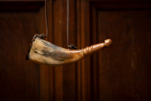 Flat Primer Horn for Black Powder Shooting from Samson Historical
