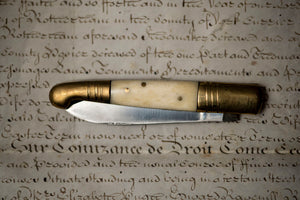 18th Century Gentleman's Bone Pocket Knife