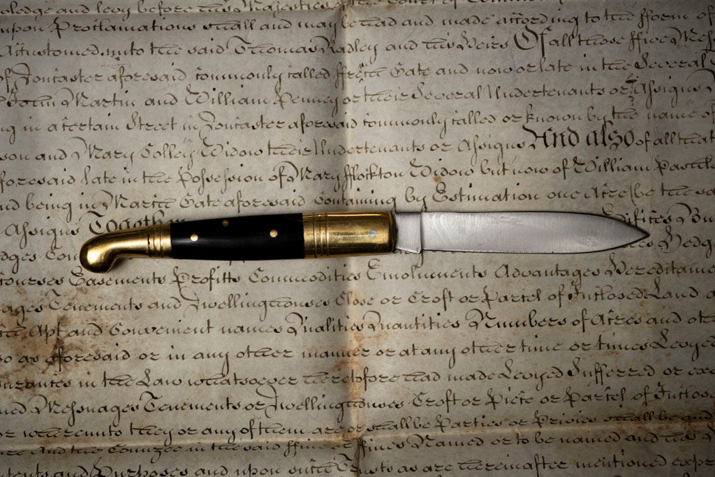 18th Century Gentleman&#39;s Horn Pocket Knife