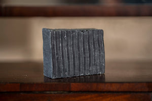 All Natural Lavender Activated Charcoal Bar Soap from Samson Historical
