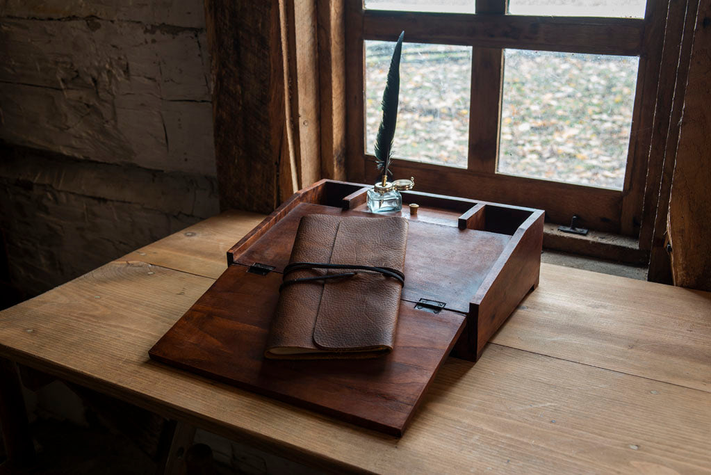 18th century shop portable writing desk