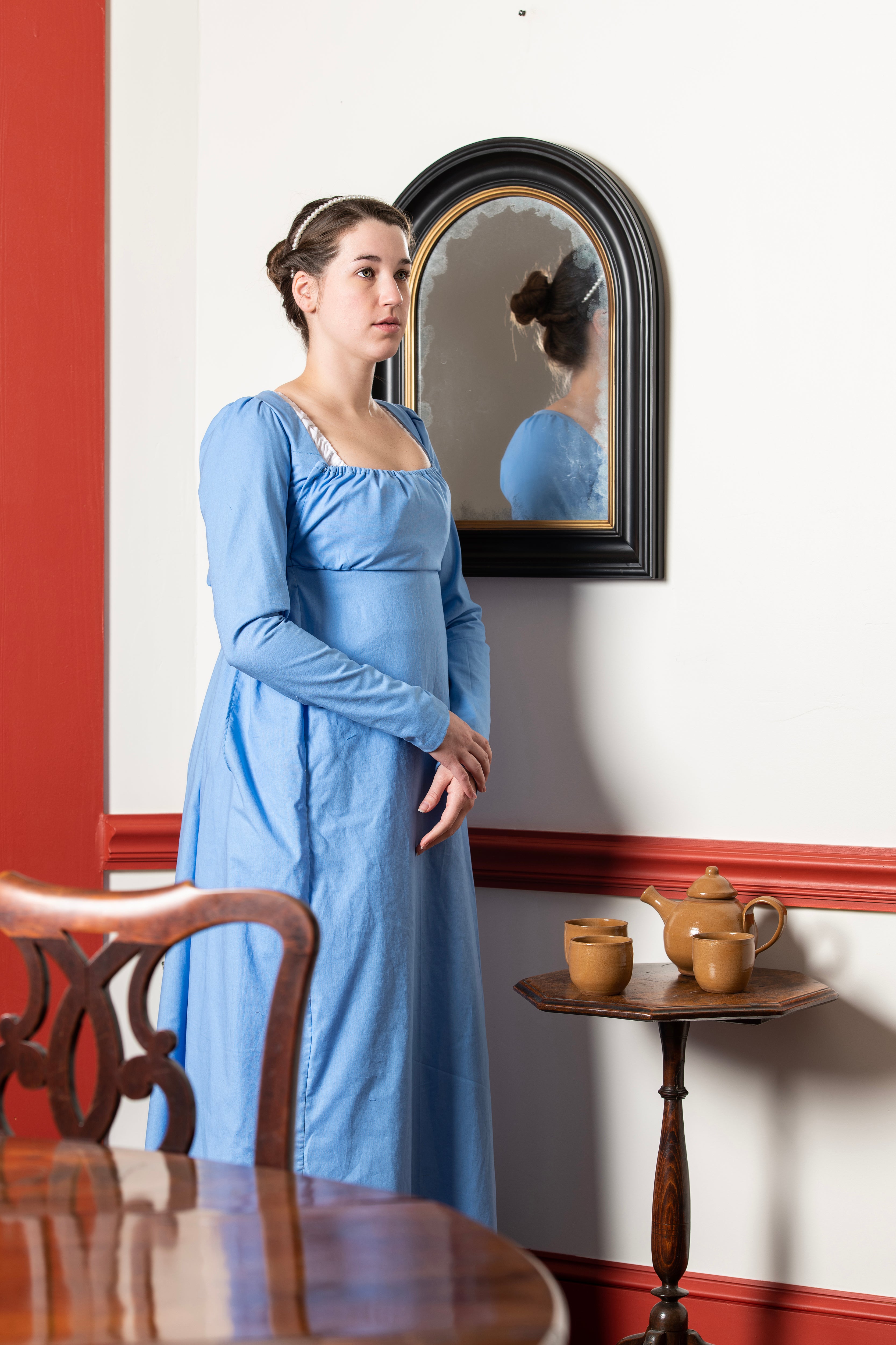 blue 18th century dress Exquisite Costumes:: Rent 18th Century Gown Blue Velvet Elegance
