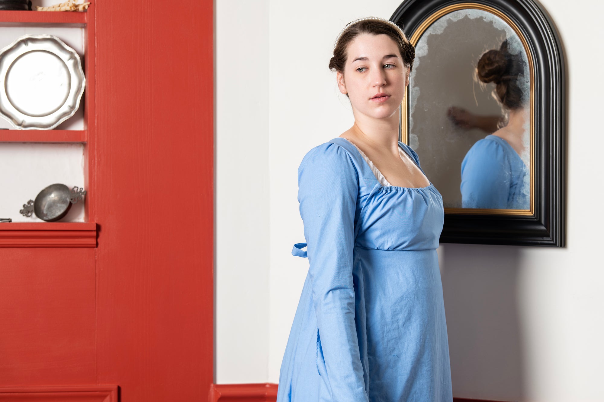 Light Blue Long Sleeve | Regency Gown
