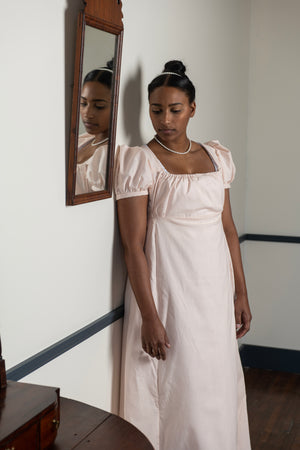 Light Pink Short Sleeve | Regency Gown