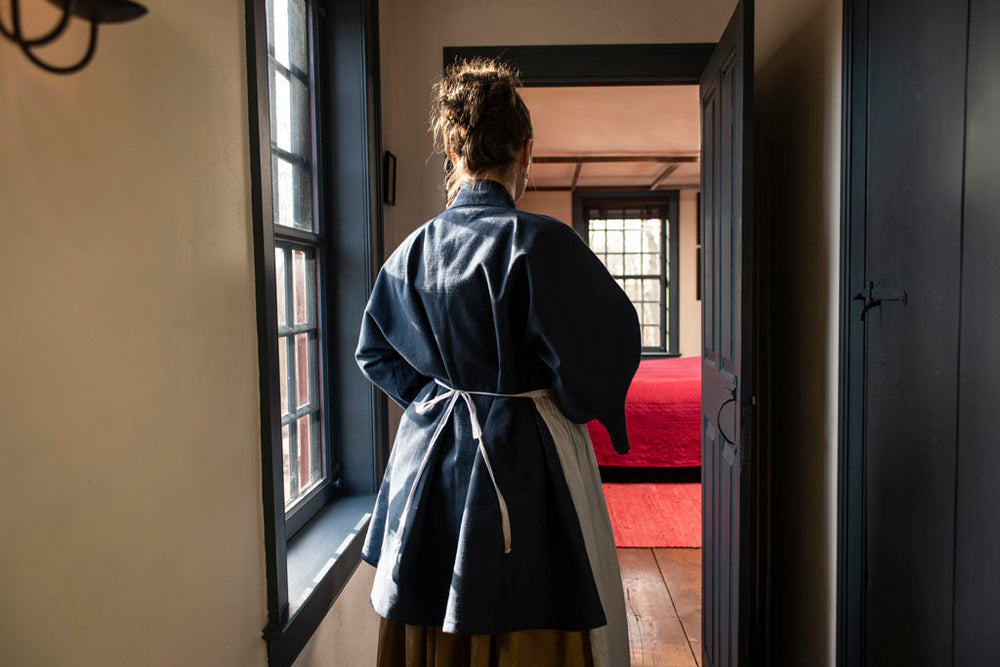 Linen Half Apron - Samson Historical