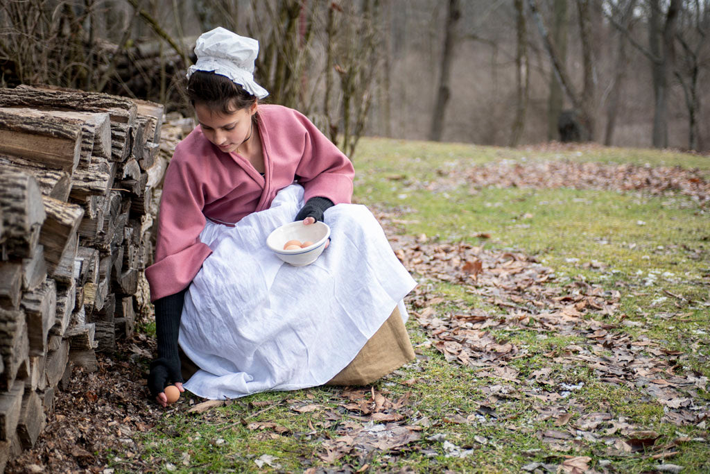 Linen Half Apron - Samson Historical