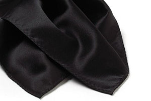 Black 18th Century Silk Cravat from Samson Historical