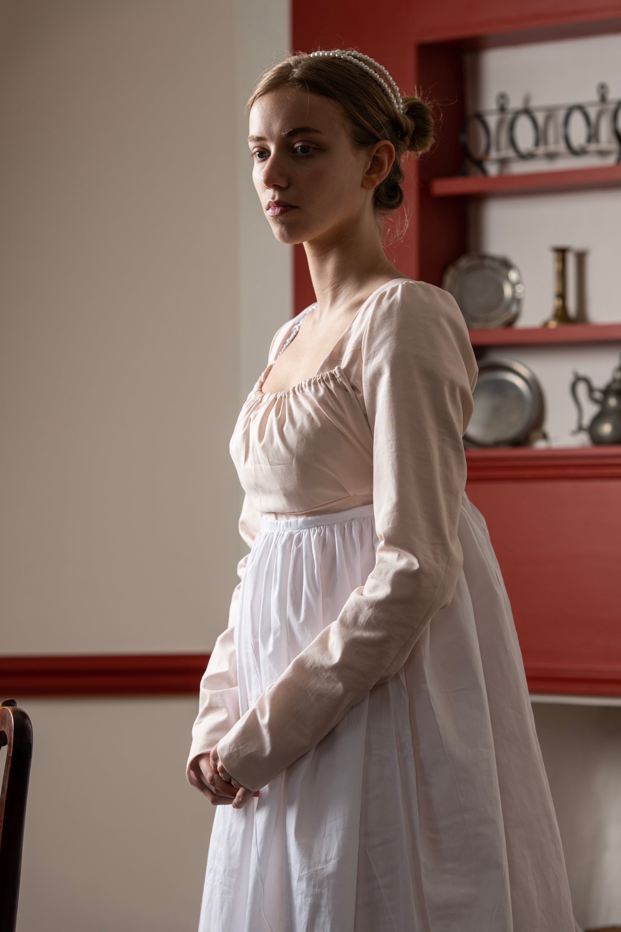 Pink Long Sleeve | Regency Gown