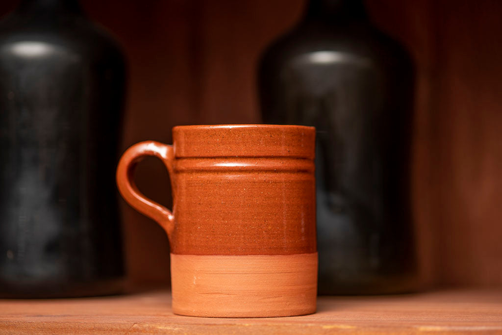 18th Century Reproduction Redware Mug