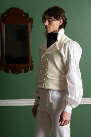Regency Wool Waistcoat | Double Breasted