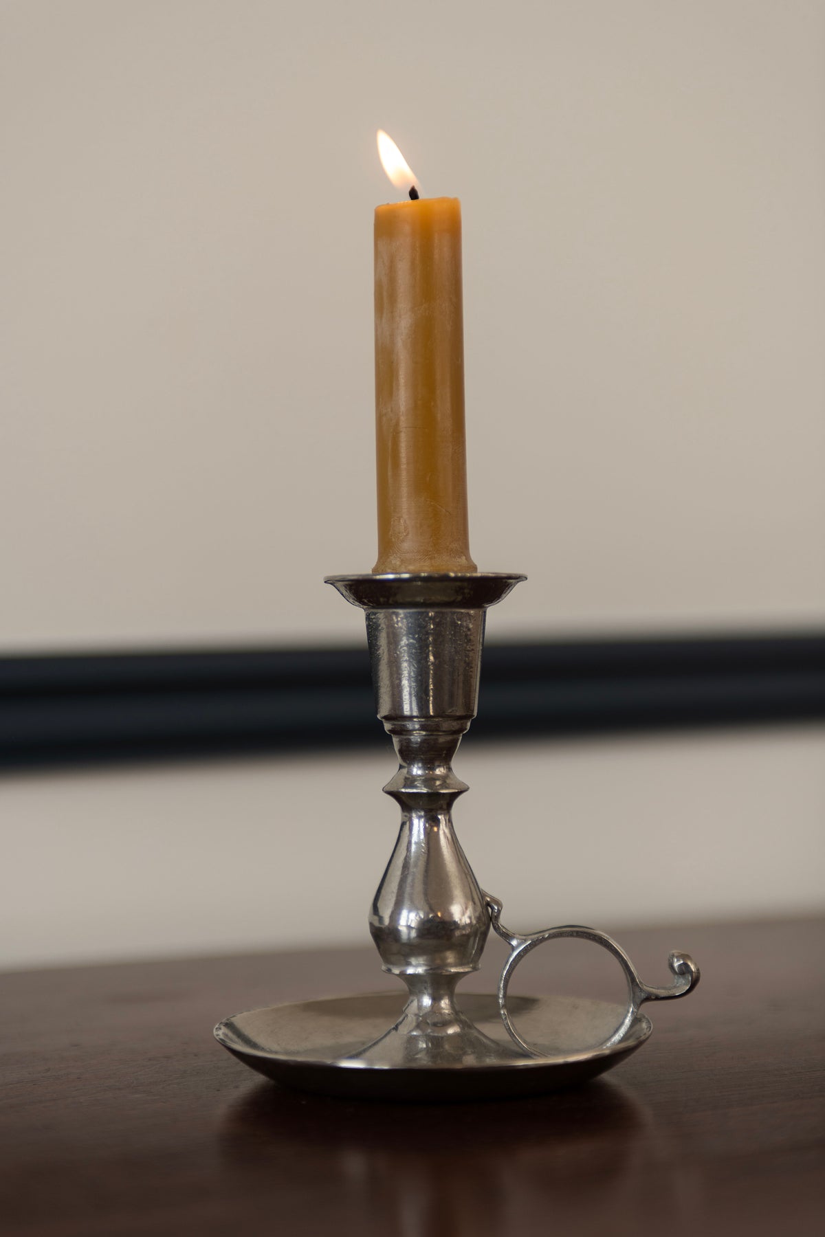 Pewter Chamber Stick