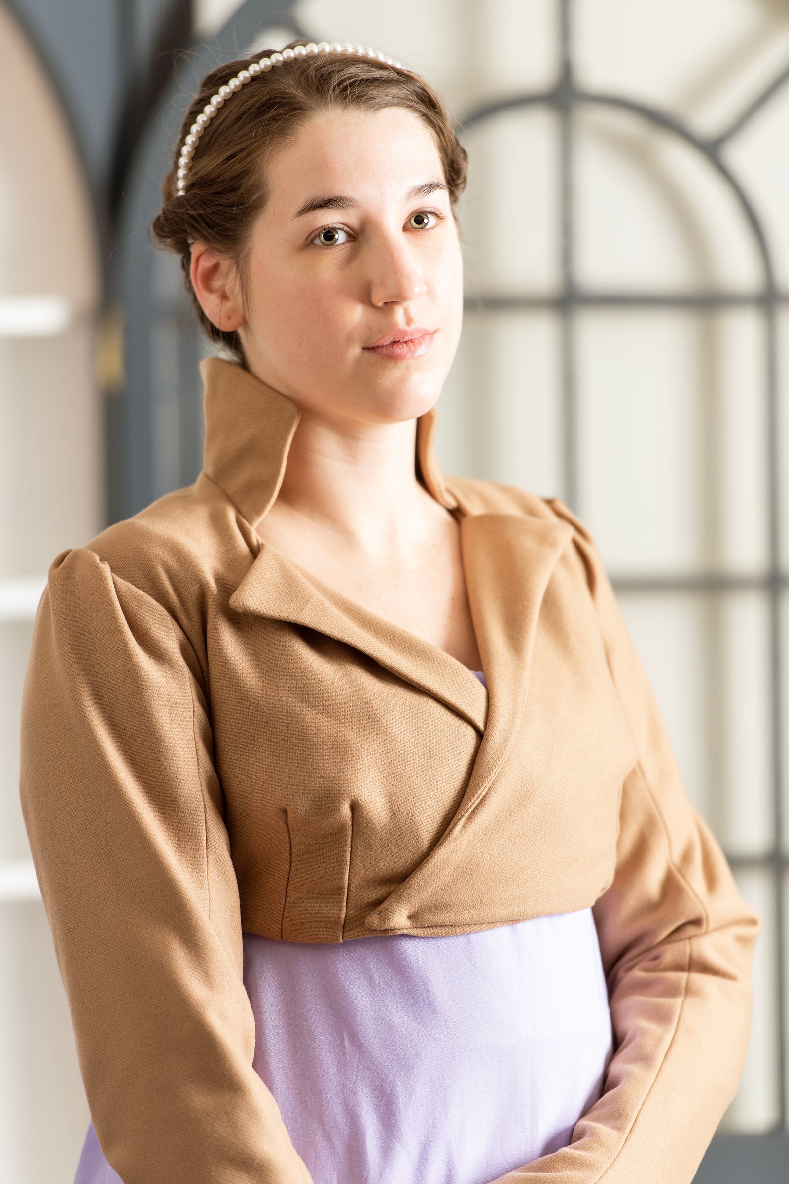 Wool Standing Collar Spencer | Regency