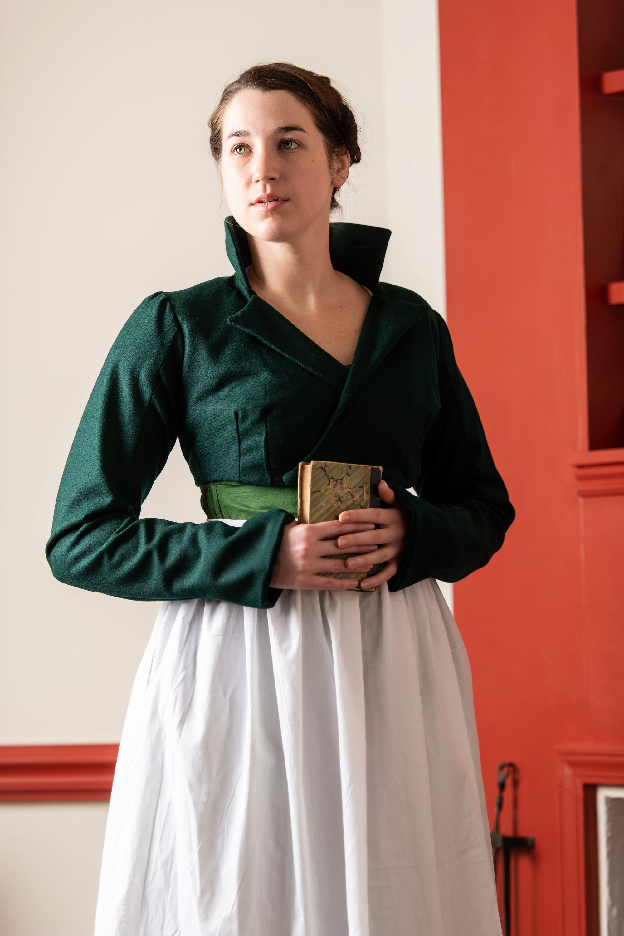 Wool Standing Collar Spencer | Regency Wool Standing Collar Spencer | Regency