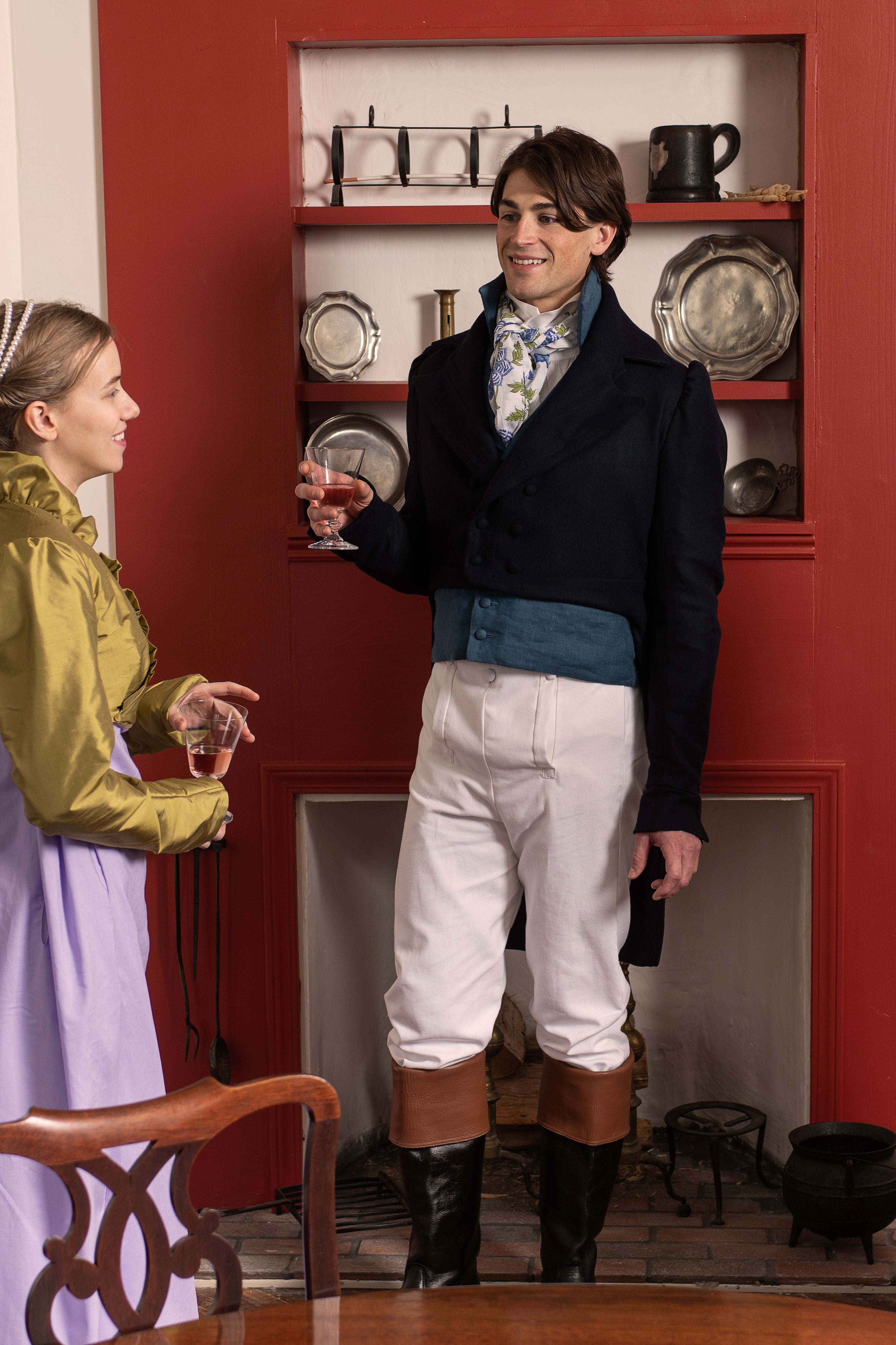 Wool Double Breasted Tailcoat | Regency - Samson Historical Wool Double Breasted Tailcoat | Regency - Samson Historical