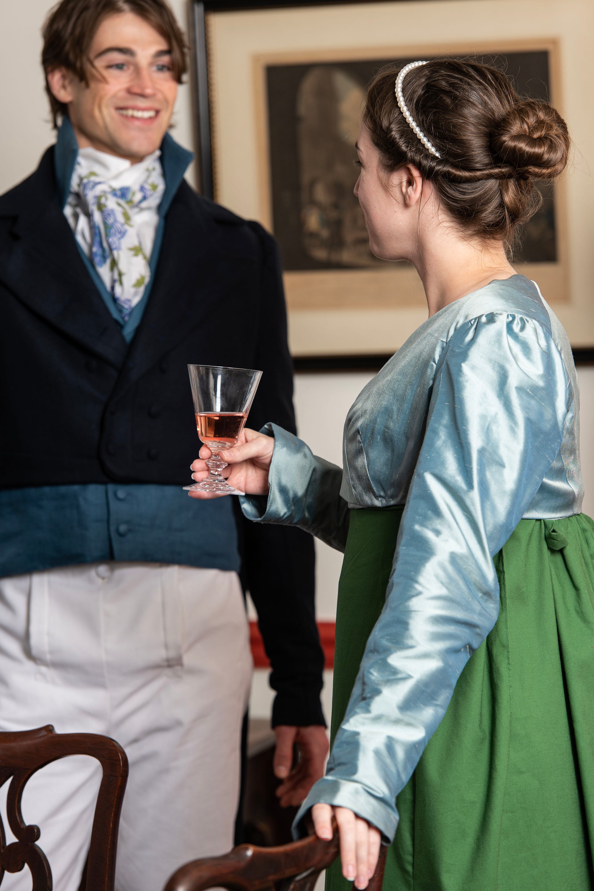 Silk Collarless Spencer | Regency