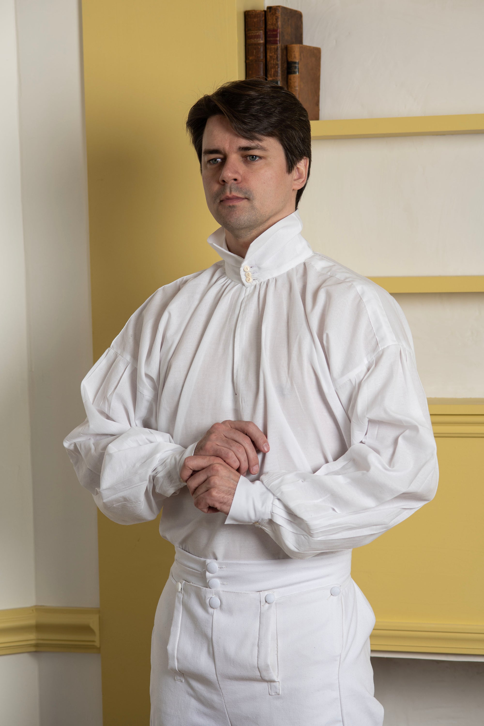 Simple Cotton Shirt  Regency - Samson Historical