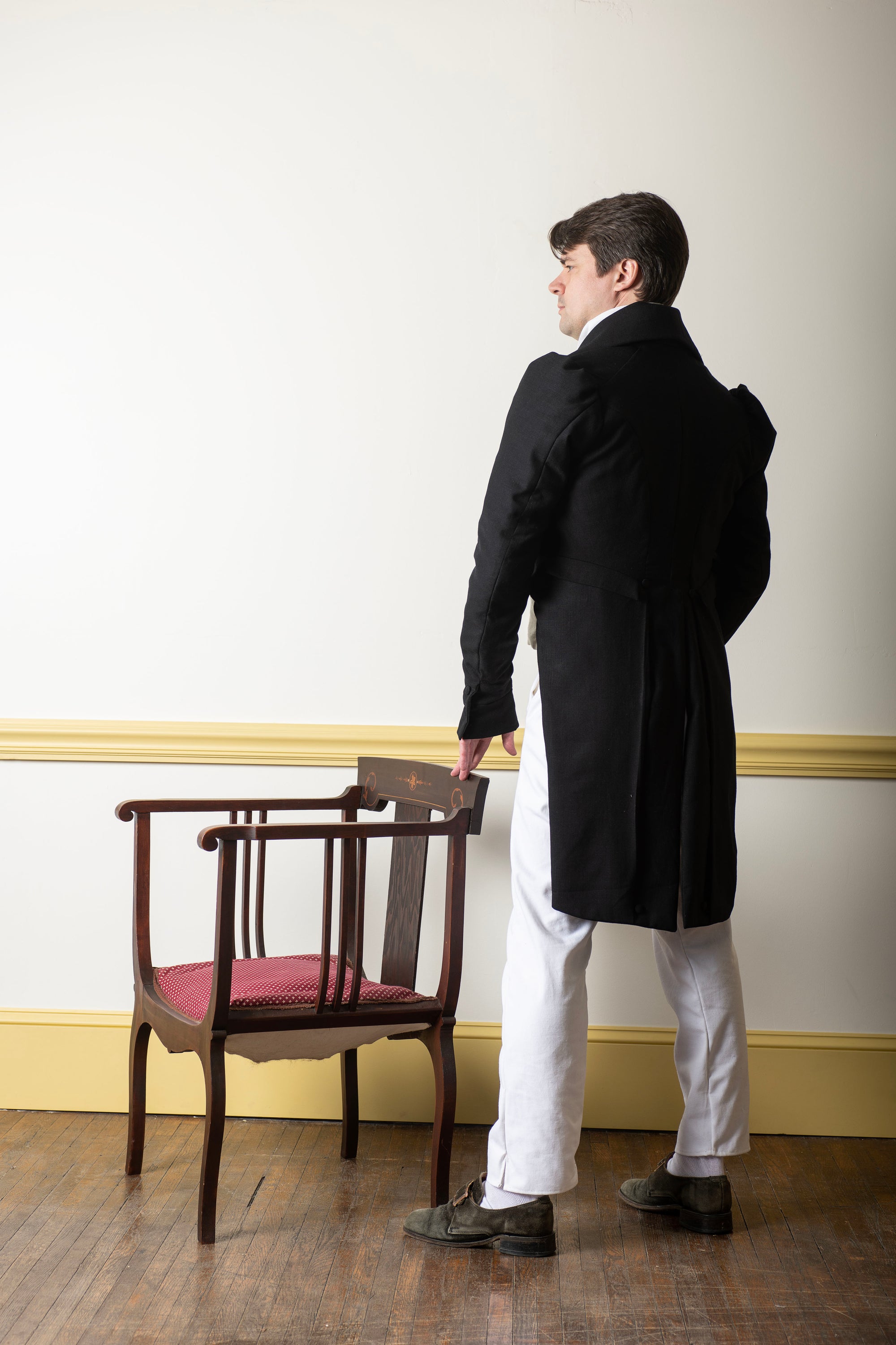 Linen Double Breasted Tailcoat | Regency