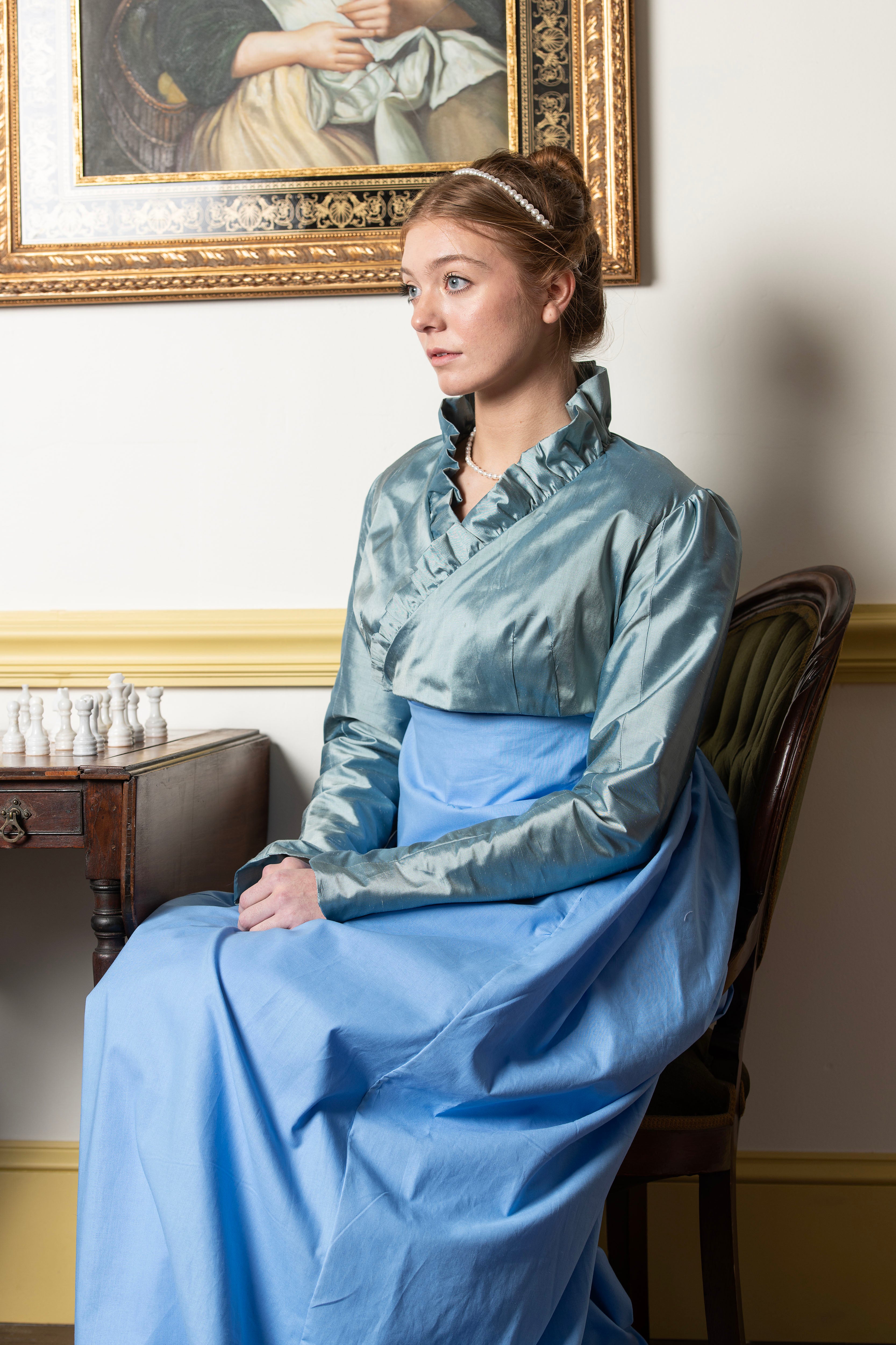 Silk Ruffled Spencer | Regency - Samson Historical