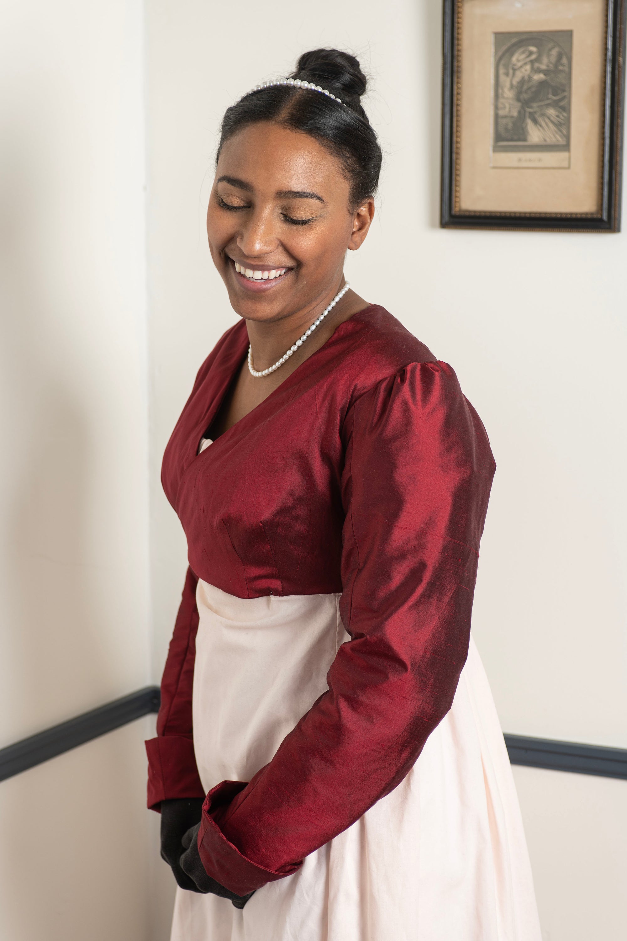 Silk Collarless Spencer | Regency
