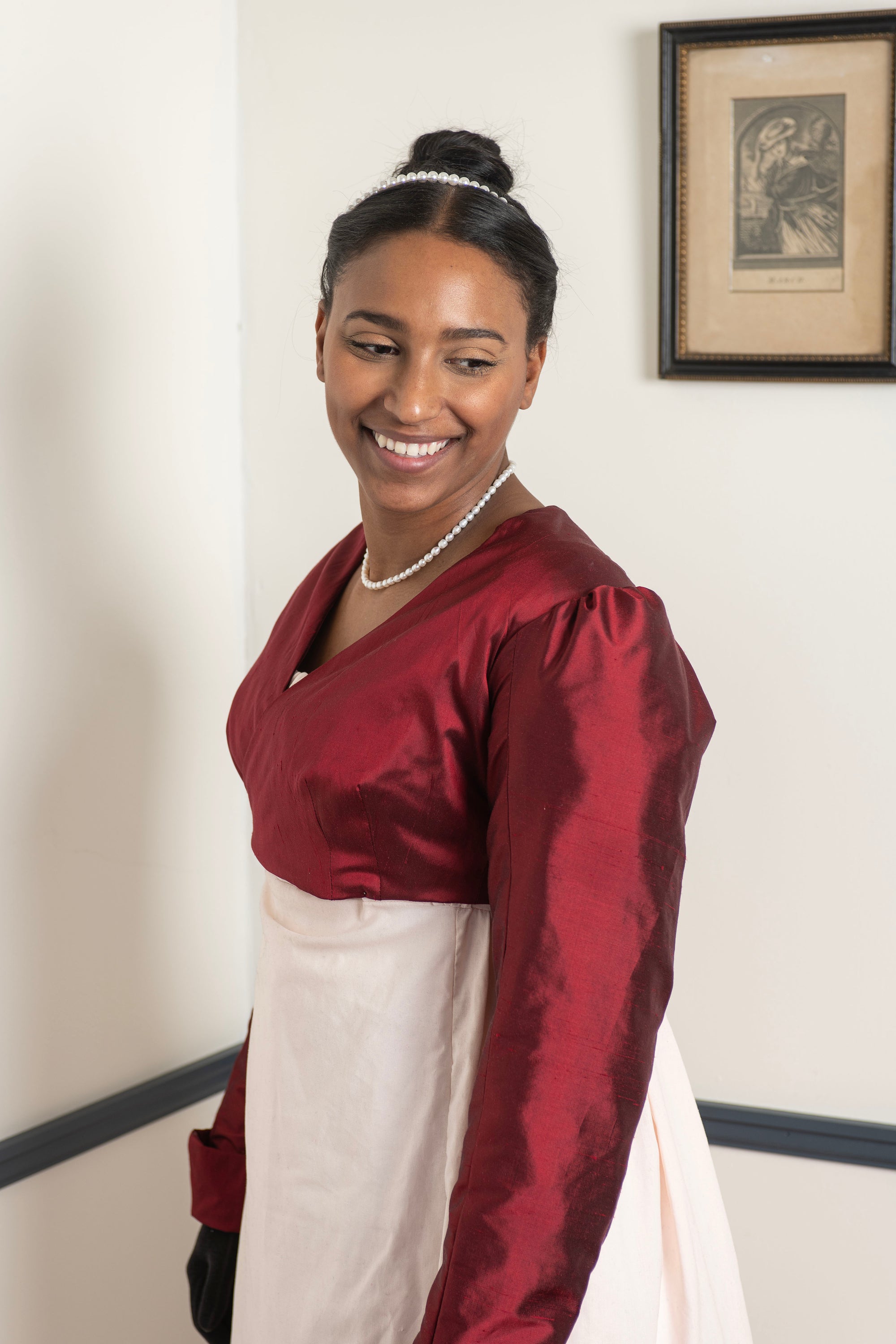 Silk Collarless Spencer | Regency