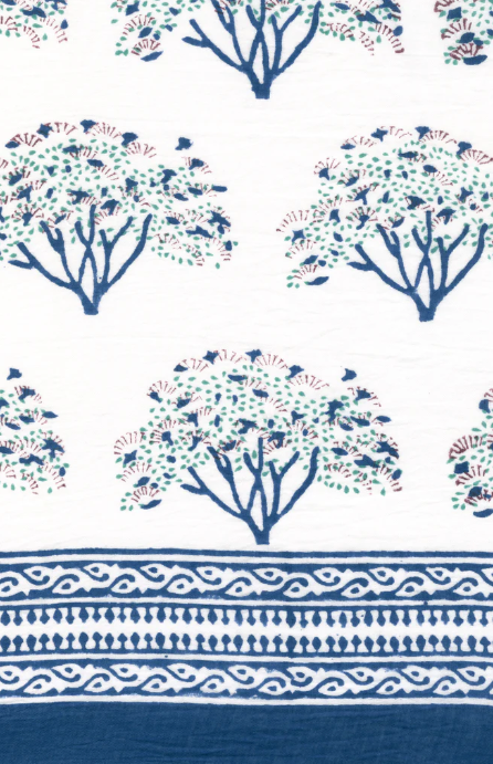 Block Printed Cotton Scarves