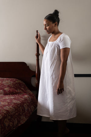Short Sleeve Cotton Shift | Regency