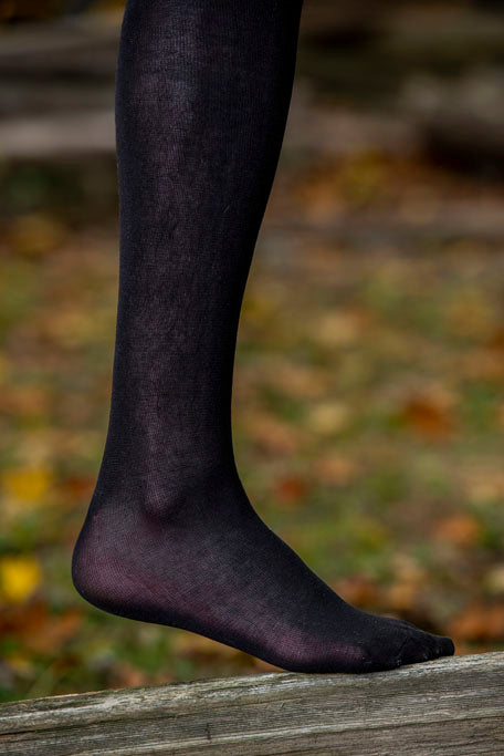 Black Silk Stocking from Samson Historical