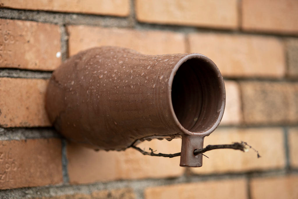 18th Century Stoneware Bird Bottle from Samson Historical