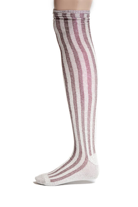 Striped Cotton Stocking - Samson Historical