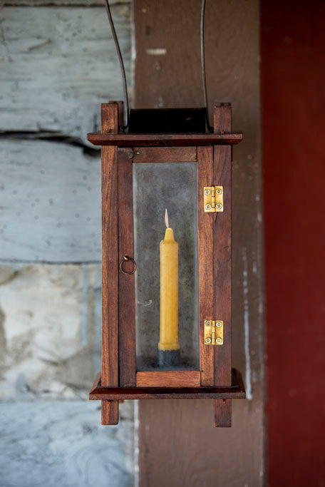 Wood Lantern with Door