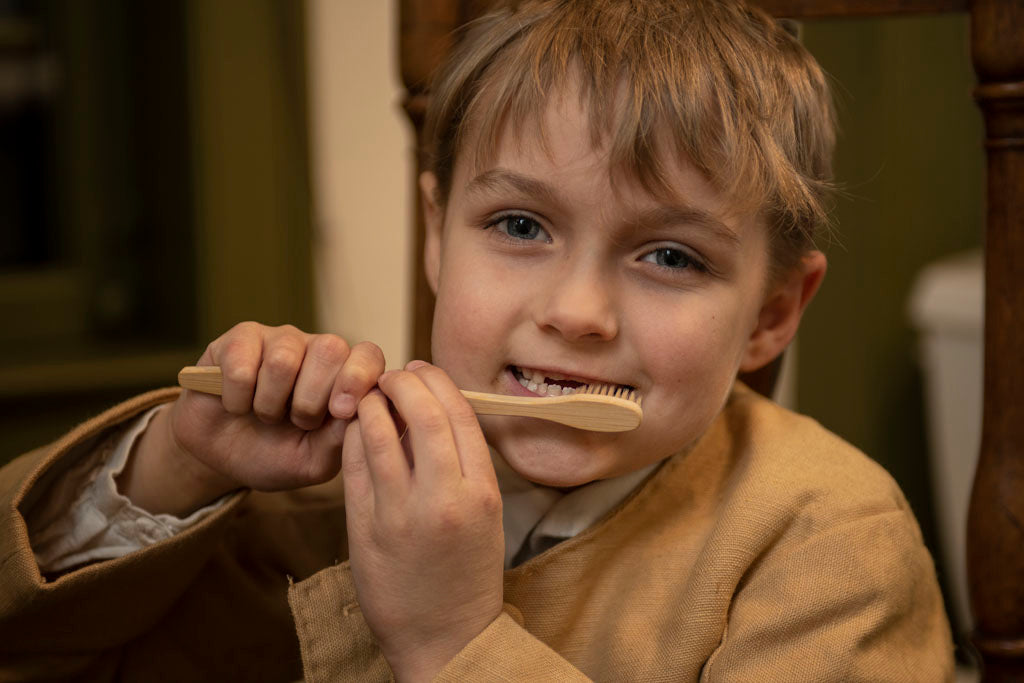 Historically Accurate Wooden Toothbrush from Samson Historical