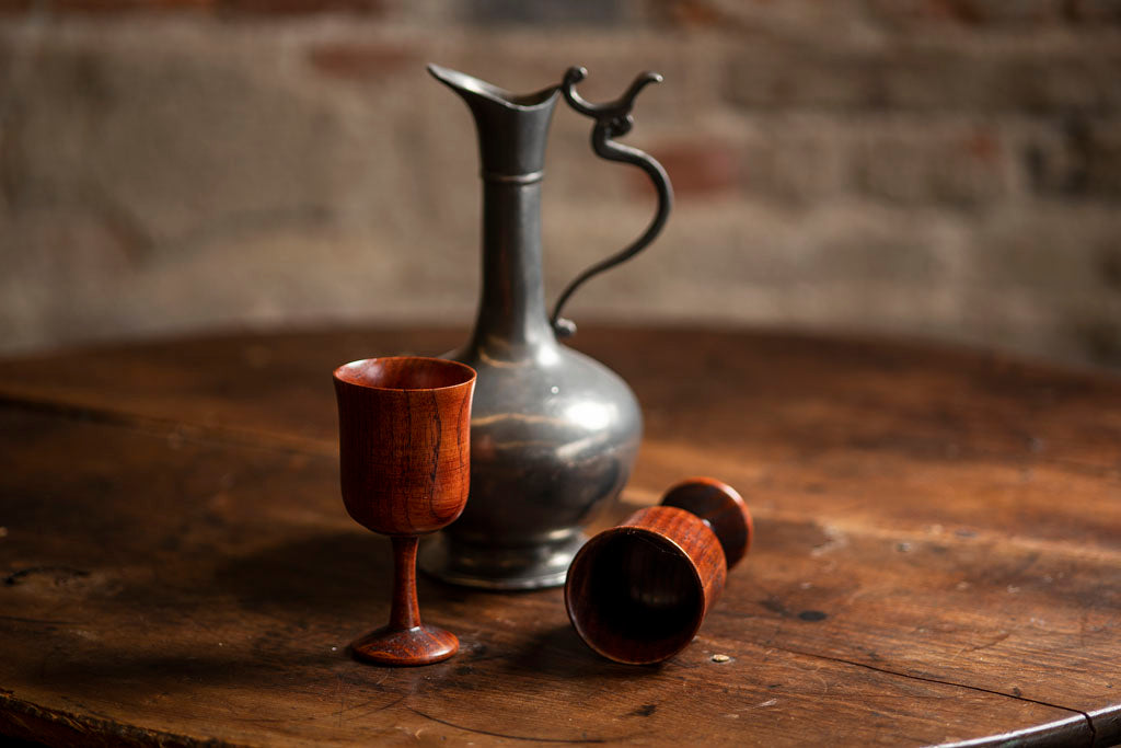 Wooden Wine Goblets from Samson Historical