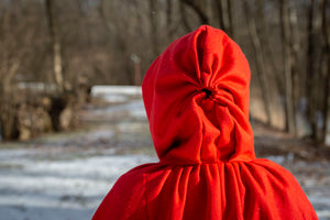 Back view of Red Cloak from Samson Historical