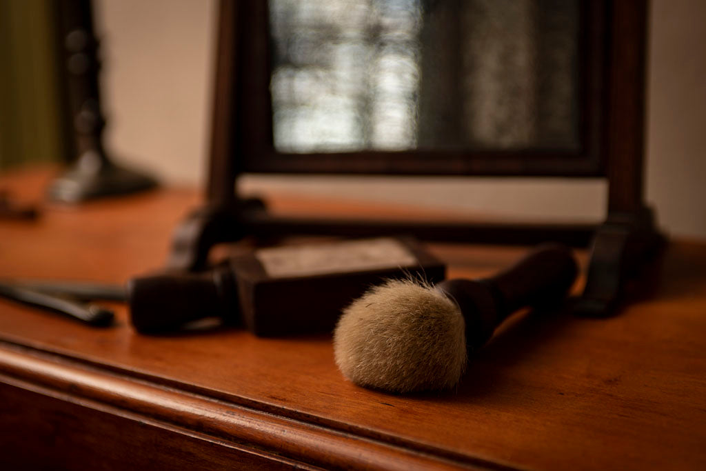 Colonial American Boar Bristle Shaving Brush from Samson Historical