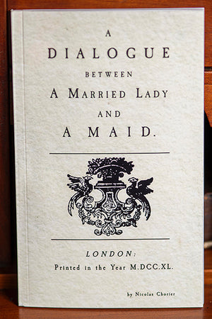 A Dialogue Between A Married Lady and A Maid - Cover