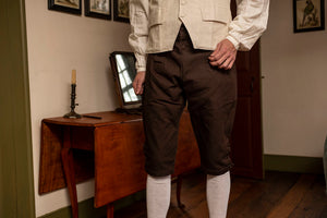 Brown Cotton Breeches front view