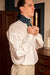 18th Century Men's Linen Cotton Shirt for Reenacting worn with Colonial American Clothing
