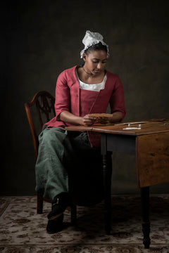 Red Linen Jacket | Provincial - Samson Historical