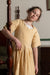 Girls Gown | Yellow Linen