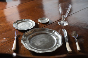 Queen Anne Pewter Butter Plate
