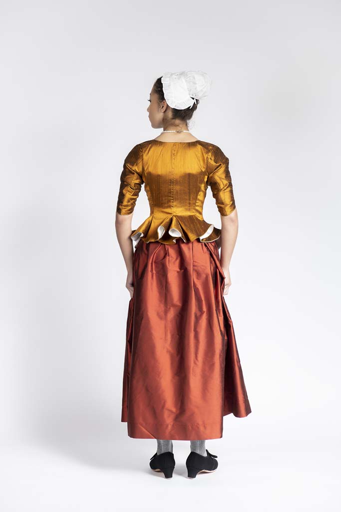 Veste en soie cuivrée | Fanfare